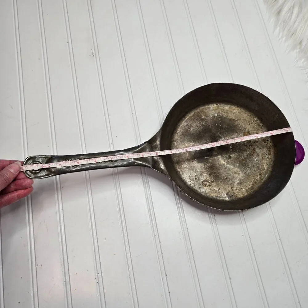 Vintage Antique L&G Cold Handle Cowboy Fry Pan Skillet 9